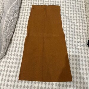 Knit Midi Skirt